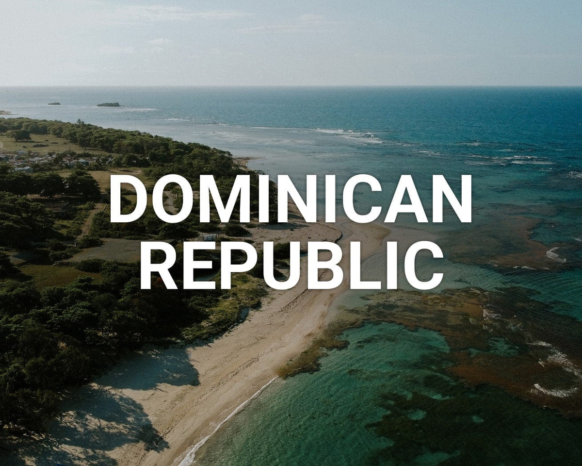 Drone image of Dominican Republic
