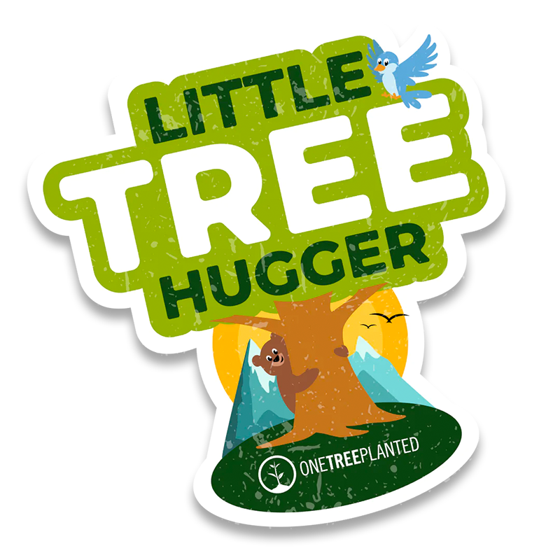 Little Tree Hugger sticker